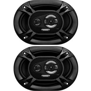 Sound Storm Laboratories EX369 6 x 9 Inch Car Audio Door Speakers - 300 Watts (per Pair), Coaxial, 3 Way, Full Range, 4 Ohms, Car Speakers