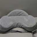 Momcozy Innovative Safety Guard Nursing Pillow - Firm & Springy Memory Foam - Stable, Ergonomic Support & Comfort - Wider Breastfeeding Cushion, Adjustable, Removable Cover, Baby Safety Certified (CozyLite)