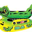 WOW Sports Big Al Alligator Towable Tube - 1-4 Person - Nylon Cover, One