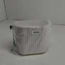 ELPHECO Automatic Motion Sensor Trash Can - 2 Gallon Slimline for Bathroom, Bedroom, Kitchen, Office - White with Gold Trim