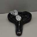 X WING Comfort Bike Seat for Men and Women with Innovative 5-Zone-Concept – Winged Bicycle Saddle with Memory Foam – Exercise Bike Seat for City, MTB & Trekking Bikes (City)