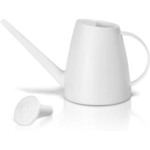 Watering Can - for Indoor and Outdoor House Plant Garden - with Long Spout - 1/2 Gallon - White
