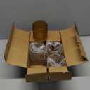 Kate Aspen Beaded Amber Drinking Glasses Set of 6-10 Oz Vintage Glassware Set Jupiter Glasses, Cocktail Glass Set, Juice Glass, Water Cups Hostess Gift, Present, Gift for Newlyweds