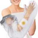 Waterproof Full Arm Cast Covers for Shower Adult, Watertight Cast Covers for Shower Arm after Surgery, Reusable Cast Protector Shower Sleeve for Bandage Dressing Wound, Reusable