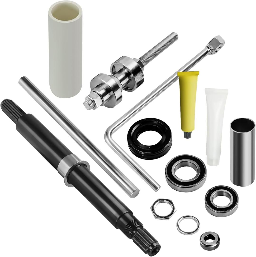 Funmit W10435302 & W10447783 Washer Bearing Tool Kit and Tub Seal Replacement for Whirlpool Cabrio and Maytag Bravos XL Washers, Repair Noisy, Shaking, Leaking, UL/OL Error Issues