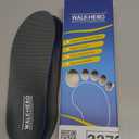 Plantar Fasciitis Feet Insoles Arch Supports Orthotics Inserts Relieve Flat Feet, High Arch (Mens 6-6 1/2 | Womens 8-8 1/2) (Gray)