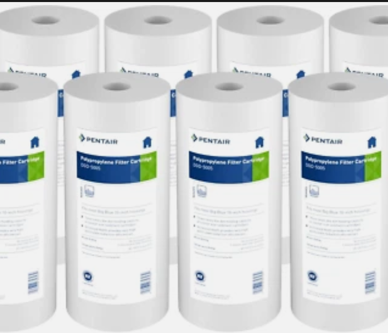 DGD-5005 Big Blue Water Filter, 10-Inch Whole House Sediment Filter Cartridge Re