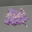 Dog Flower Dress with Bowknot Dog Wedding Dress Girl Dog Princess Clothes Pink Tutu Dress Cute Rosette Dog Skirt for Small Medium Dogs (XS,Purple)