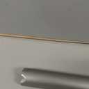 Zenna Home Adjustable Curtain Tension Rod with Decorative Round Finials, No Drill Small Window Rod, Easy Install Expandable Tension Curtain Rod for Windows, 28 to 48 Inch, Brushed Nickel