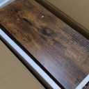 QEEIG Floating Shelves for Wall Bathroom Shelf Bedroom Kitchen Living Room Hanging Book Shelves Small Farmhouse Decor 16 inch Set of 3, Rustic Brown (015-BN3)