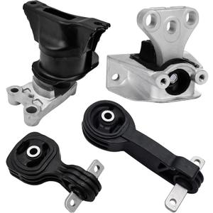 Engine and Transmission Mount Kit Compatible with 2006-2011 Honda Civic L4 1.8L Front & Rear Engine Motor Mount A4530 A4546 A4543 A4534