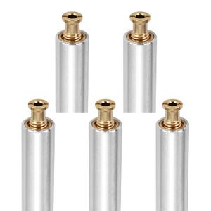 Heavy Duty 5 Pack Pool Cover Anchors,18" Aluminum Tube with Brass Anchors