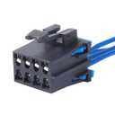 6-Wire AC Heater Climate Fan Speed Control Connector Pigtail Plug Wiring Harness Compatible with Silverado 1500 2500 3500 96-99 Chevy Tahoe Silverado Replacement 15306189 PT1346