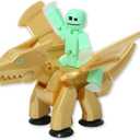 Zing StikBot & Mega Monster Stop-Motion Animation Pack  Exclusive Mint Green StikBot + Gold Scorch Figure, Creative Toy for Kids Age 4+ (Gold, Mint Green)
