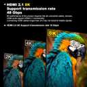 VCELINK 8K HDMI 2.1 Right Angle Adapter, 4 Pack Combo 2 Pcs 90 and 270 Degree & 2 Pcs Vertical Flat Left and Right Male to Female Cable Adapter with 8K@60Hz, HDR, eARC for HDTV Switch Laptop PS5 Xbox