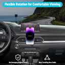 Car Phone Holder Fits for Mazda CX-5 2017-2025 Accessories,Thick Cases Friendly,Cell Phone Mount for 4-7 in Phones,360 Degree Rotation,Easy to Install