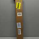 LazBlinds No Tools No Drill 1" Vinyl Mini Blinds, Cordless Blinds for Windows, Light Filtering Horizontal Window Blinds & Shades, 22" W x 48" H, White