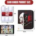 Football Card Binder with Sleeves 900 Pockets, Card Storage Organizer Display Case Compatible with Trading Card, Sport, Football, Baseball, TCG Cards