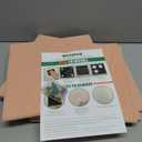Large Cork Board Alternative 36" X 24" Bulletin Board - 6 Pack Removable Felt Wall Tiles with 30 pushpins, Large Cork Boards for Walls Cork Board for Office Pin Board Tack Board - Pink