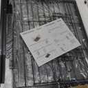 DWANTON Dog Crate Furniture with Cushion, Wooden Kennel Table with Double Doors, Indoor Dog House, Small/Medium/Large/Extra Large Size, 27.2" L, Dark Gray