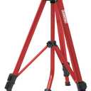 Chapin 4993: Heavy Duty Brass Head Tripod Impact Lawn Sprinkler, 360 Degree Coverage for Large Lawns, Golf Courses, Gardens, Adjustable Height, Gooseneck Hose Connection, Red and Black