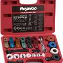 25 PC Fuel Line Disconnect Tool Set, Master Quick Disconnect Tool Set for A/C Fuel & Transmission Systems, Fuel Line Removal Tool Compatible with Ford Chevy GM Chevy Mazda