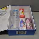 Cirkul 22oz. BPA-Free Plastic Water Bottle Starter Kit with Blue Lid, 2 Flavor Cartridges (1 LifeSip Fruit Punch, 1 FitSip Mixed Berry) No Sugar, Zero Calorie Drink Mix