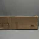 Frameless Shower Door Bottom Seal Shower Sweep with Drip Rail for 1/4" Glass,36" Long, Vinyl, Clear