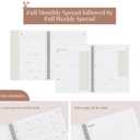 Rileys 2025 Weekly Planner - Typographic Annual & Monthly Agenda Planner, Flexible Cover, Notes Pages, Twin-Wire Binding (8.5 x 11 inch, Green)