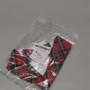 ADOGGYGO Christmas Dog Tuxedo Bandana, Red Plaid Pet Chritstmas Collar with Bowtie, Adjustable Christmas Costume for Medium Dogs Pets (M)