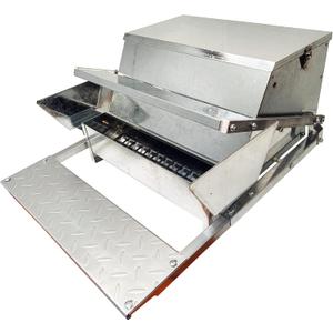 Chicken Feeder Galvanized 25Lbs Capacity Weatherproof Treadle Chicken Feeder Rodent Proof