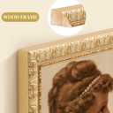 HLiWEGNS Vintage Gold 24x32 Frame, Single Frame, Wood Poster Frame with Gold Finish for 24 x 32 Poster, Antique Ornate Frame for Wall Decor, Gallery Artwork, Photo Display