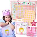 Tickle & Main Princess Potty Training Gift Set with Book, Potty Chart, Star Magnets, and Reward Crown for Toddler Girls