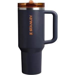 STANLEY Quencher ProTour Flip Straw Tumbler with Leakproof Lid | Built-In Straw & Handle | Cupholder Compatible for Travel | Insulated Stainless Steel Cup | BPA-Free (40 Ounces, Twilight VRT)