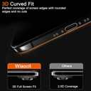 3 x Wiaocit 3 Pack Tempered Glass Screen Protector for iPhone Air, 9H Hardness, Bubble Free, Case Friendly