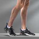 6 Pairs Cushioned No Show Tab Socks - Compression Low Cut Ankle Socks, Anti-Blister & Wicking for Athletic Running (XL)