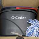 O-Cedar RinseClean Spin Mop & Bucket System + 2 Extra Mop Heads | Clean with Water | Removes 99% of Bacteria