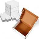14x10x3 inches White Shipping Boxes 20 PackCorrugated Cardboard Gift BoxesMailing Boxes for Small Business Packing and Storage