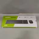 seenda Bluetooth Keyboard and Mouse Combo for Mac, SKM642 Rechargeable Slim Wireless Keyboard Mouse Compact, 3 MultiDevice Connection, Compatible for Mac, MacBook Pro/Air, iPad, iPhone, Black Gray