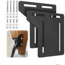 2 PCS Bed Frame Brackets Adapter for Headboard Extra, Full to Queen Conversion Kit, Heavy Duty Bed Modification Plate, Headboard Attachment for Metal Bed Frame, Headboard Adapter Kit with Hardware