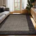 Washable Area Rug 48" x 72", Non Slip Kitchen Rug for Floor, Absorbent Entrance Runner Rug for Bedroom, Living Room, (Roll Packing)