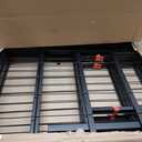 Amazon Basics Bed Frame with Storage, Foldable Metal Platform, Sturdy Steel, No Box Spring Needed, 18 inches High, Tool-Free Setup, Full Size, Black