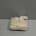 Velvet Plush Stretchable Office Desk Chair Cover Cat Proof with Wheels, Chair Seat Cover with Armrest Protector for Pets & Kids, Removable for Ergonomic Mesh Computer Rolling Chair, Beige, XL