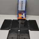 LULUCATCH Mouse Traps, 6 Pack Large Glue Traps Mouse Traps Indoor for Home, Pre-Baited Non-Toxic Bulk Glue Boards for Mice, Snakes, Rat, Lizard & Spiders, Pet Safe Pest Control (Black)