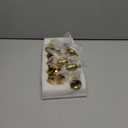 Candlestick Holders,Taper Candle Holder for Candlesticks Gold Brass Vintage Candle Stick Candle Holders Candelabra Candle Holder for Fireplace Party Dining Home (2sets)