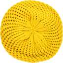 2 x The Hat Depot Fashion Thick and Soft Knitted Beret Beanie Hat (Gray)