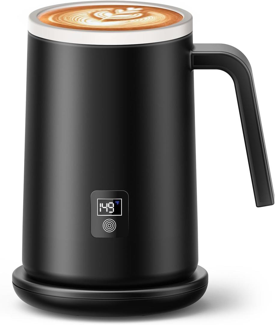 Self Heating Coffee Mug, 14oz Smart Heated Mug for Coffee, 180 Min Battery Life & Hot Up to 149 Temperature Control Mug, Coffee Warmer Mug Gift for Men Women, Dad and Mom