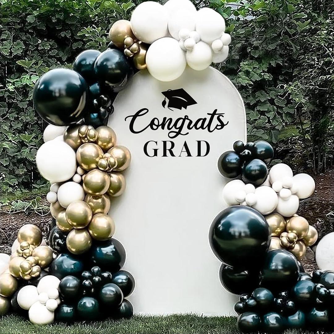 Graduation Decorations 2026 - Class of 2026 6.6Ft Arch Backdrop Kit - Grad Photo Party Decor Supplies for College High School Yard Garden