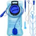Mdvora 2L Hydration Bladder Cleaning Kit, Large Opening Water Bladder for Cycling Hiking Camping