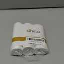 105 Count Small Trash Bags, 4 Gallon Garbage Can Liners - Unscented Wastebasket Trash Bags for Bathroom, Kitchen, Bedroom, Cleaning Supplies (15 Liter)